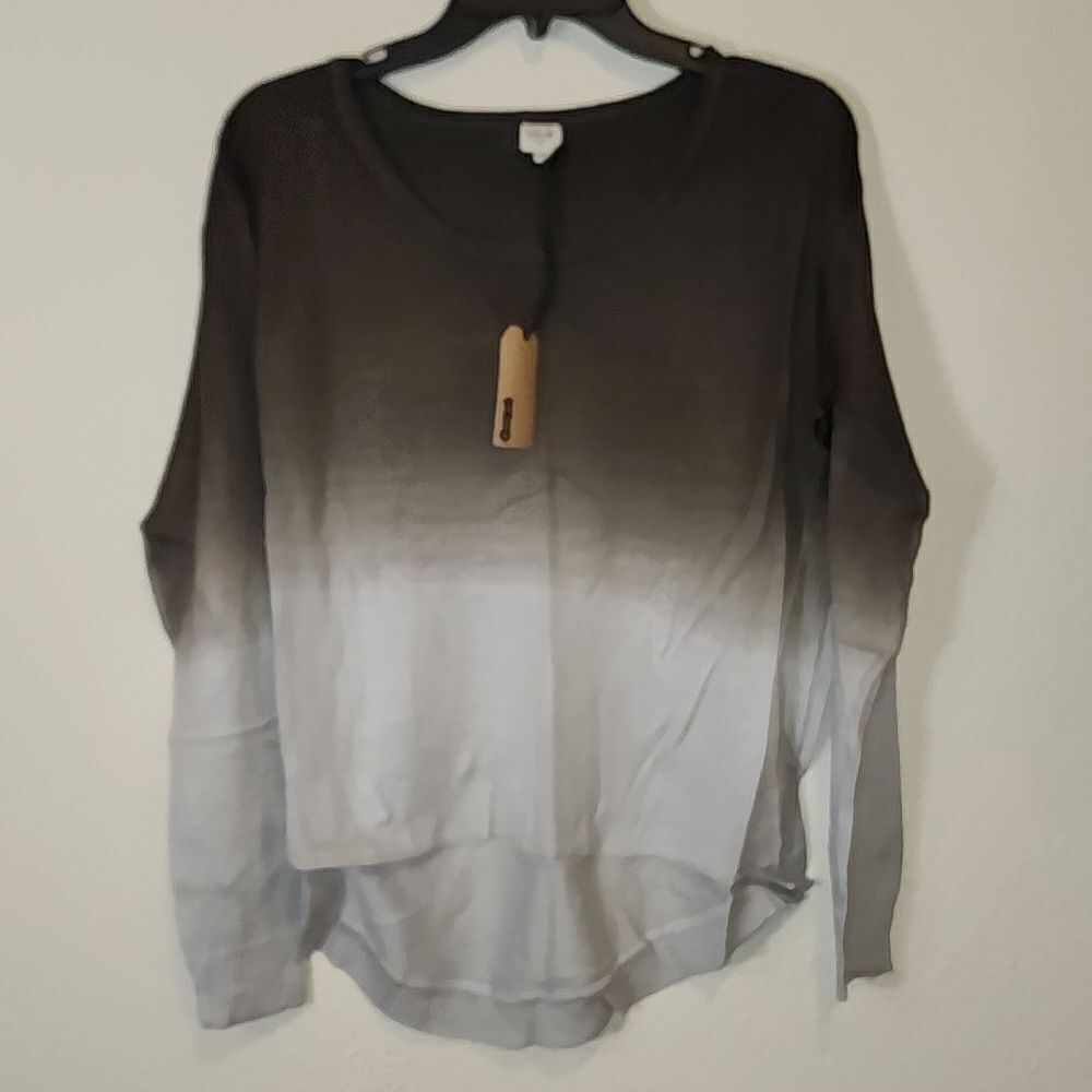 Brown/tan long sleeve top NWT